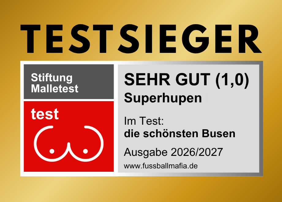 Malle-Sticker: Testsieger "Superhupen"