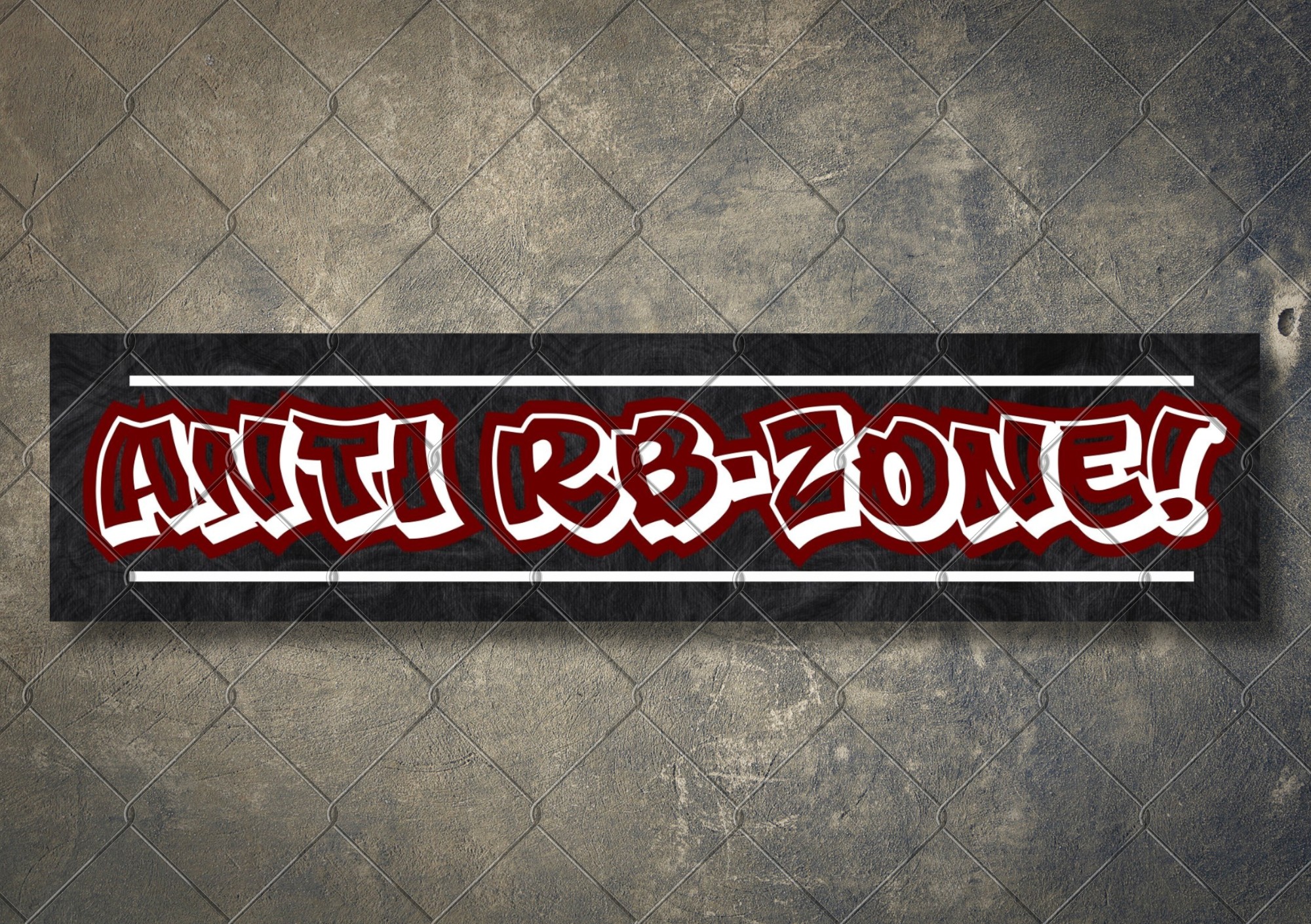 Aufkleber "Anti RB-Zone!"