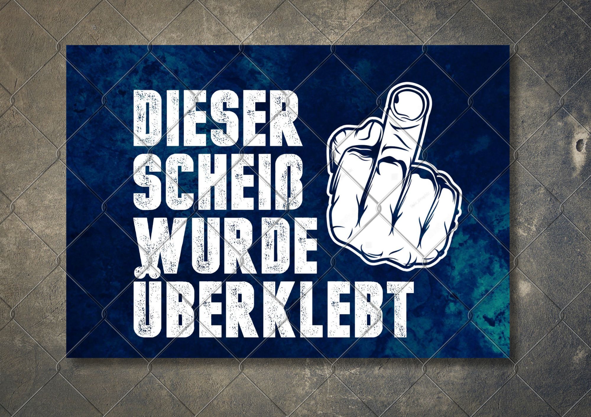 Aufkleber "Dieser Scheiß wurde überklebt"