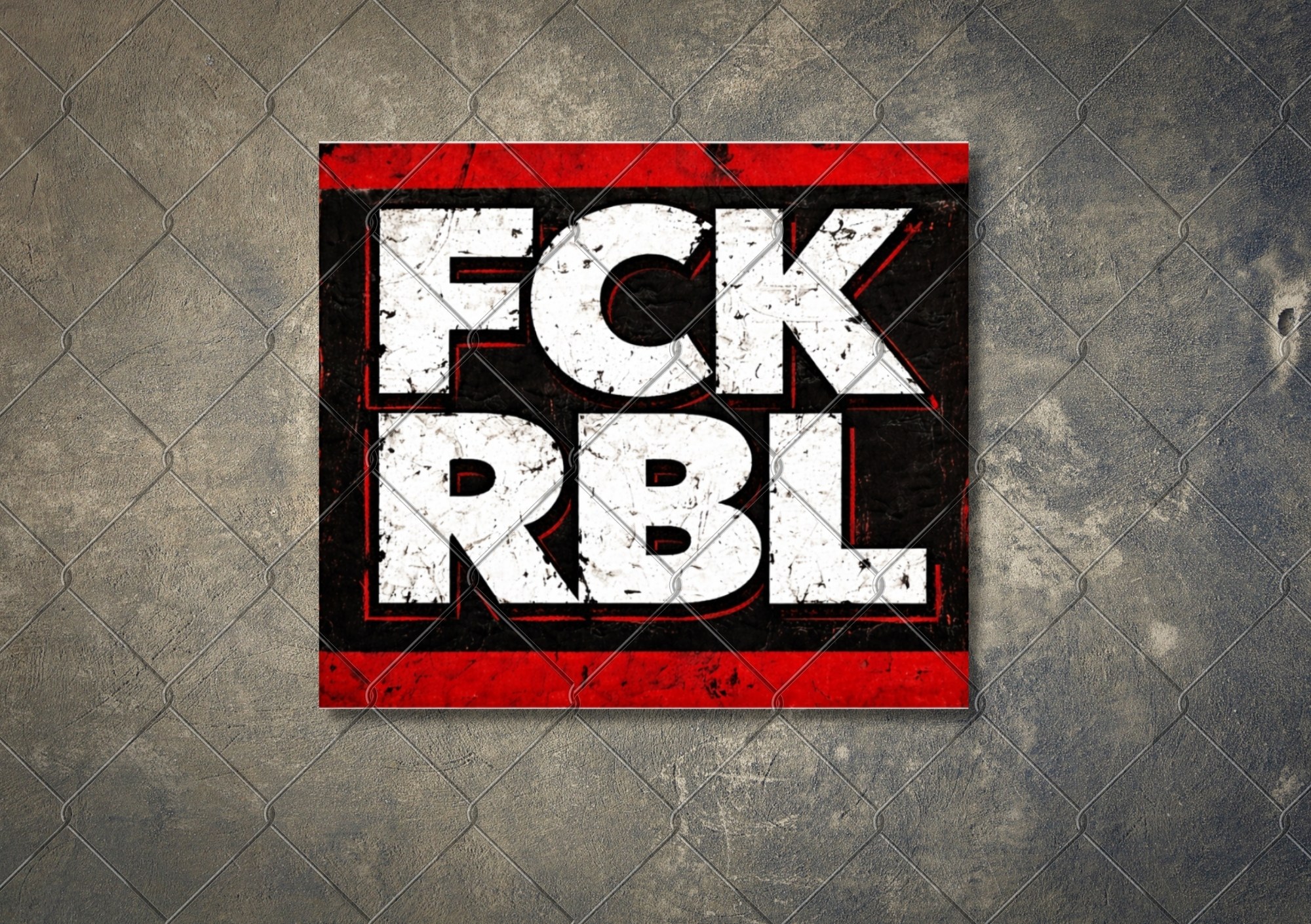 B-Ware: Aufkleber "FCK RBL"